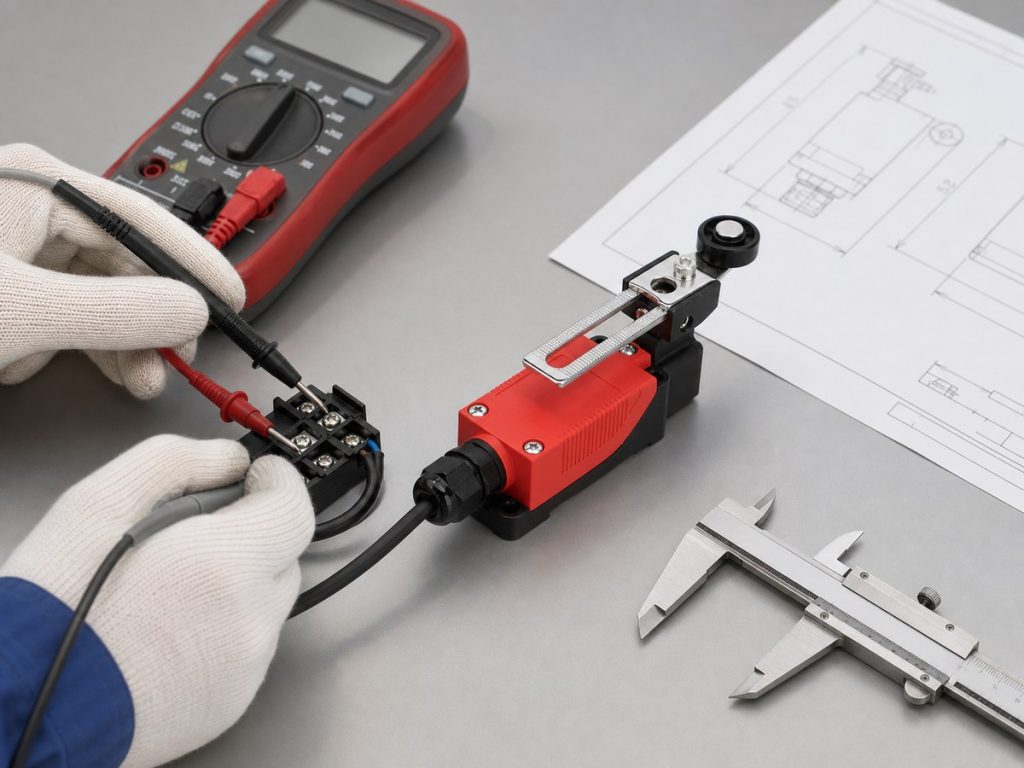 Testing a Xurui limit switch sample
