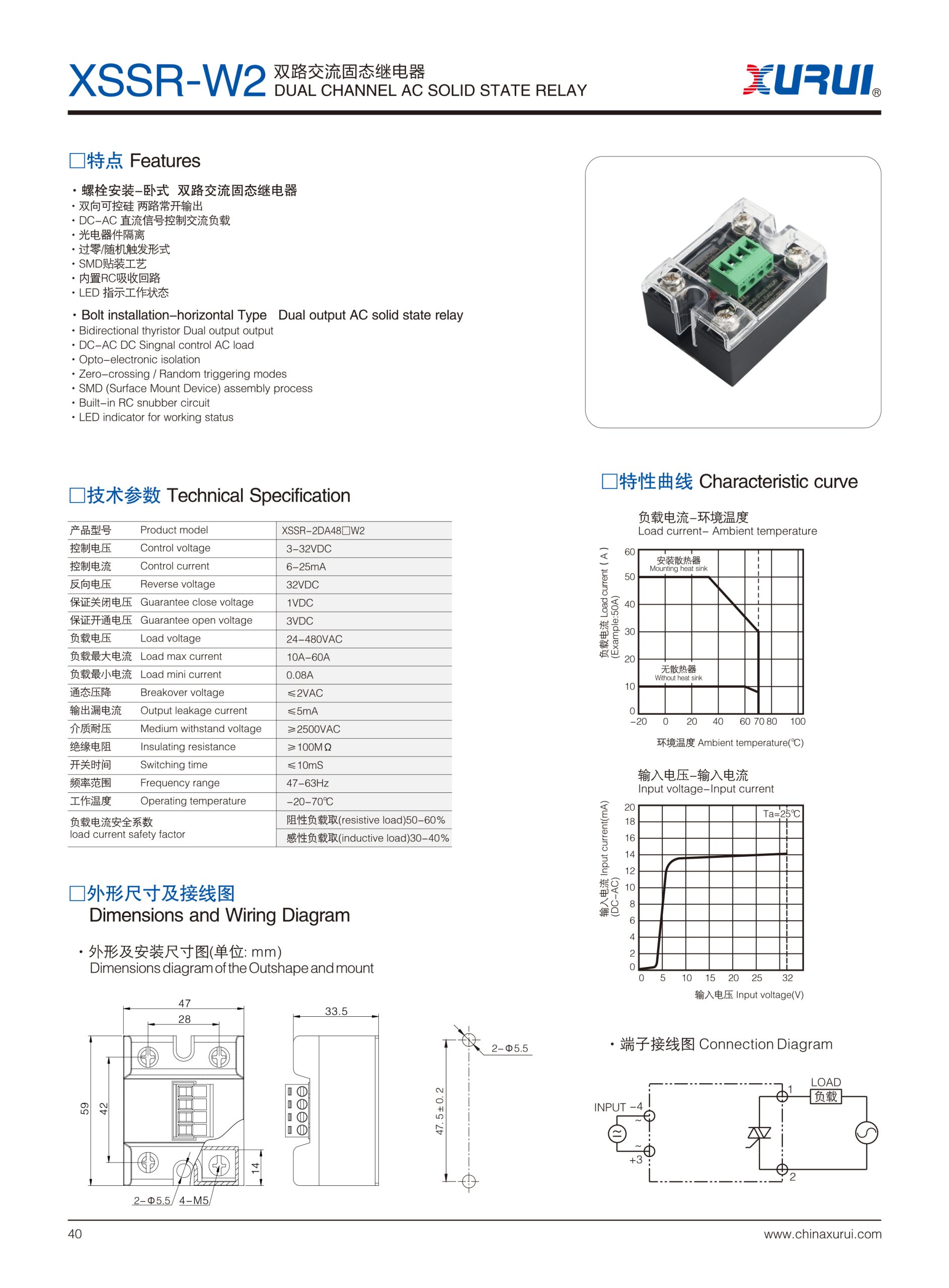 XSSR-2 W2 original Product Selection sheet 3