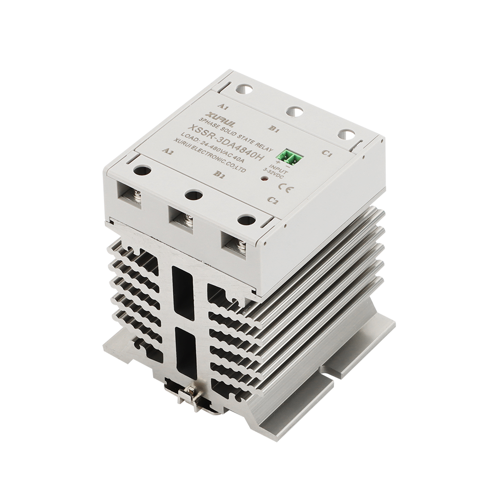 XSSR-3H Series DIN Rail Mounted Three-Phase Integrated AC Solid State Relay