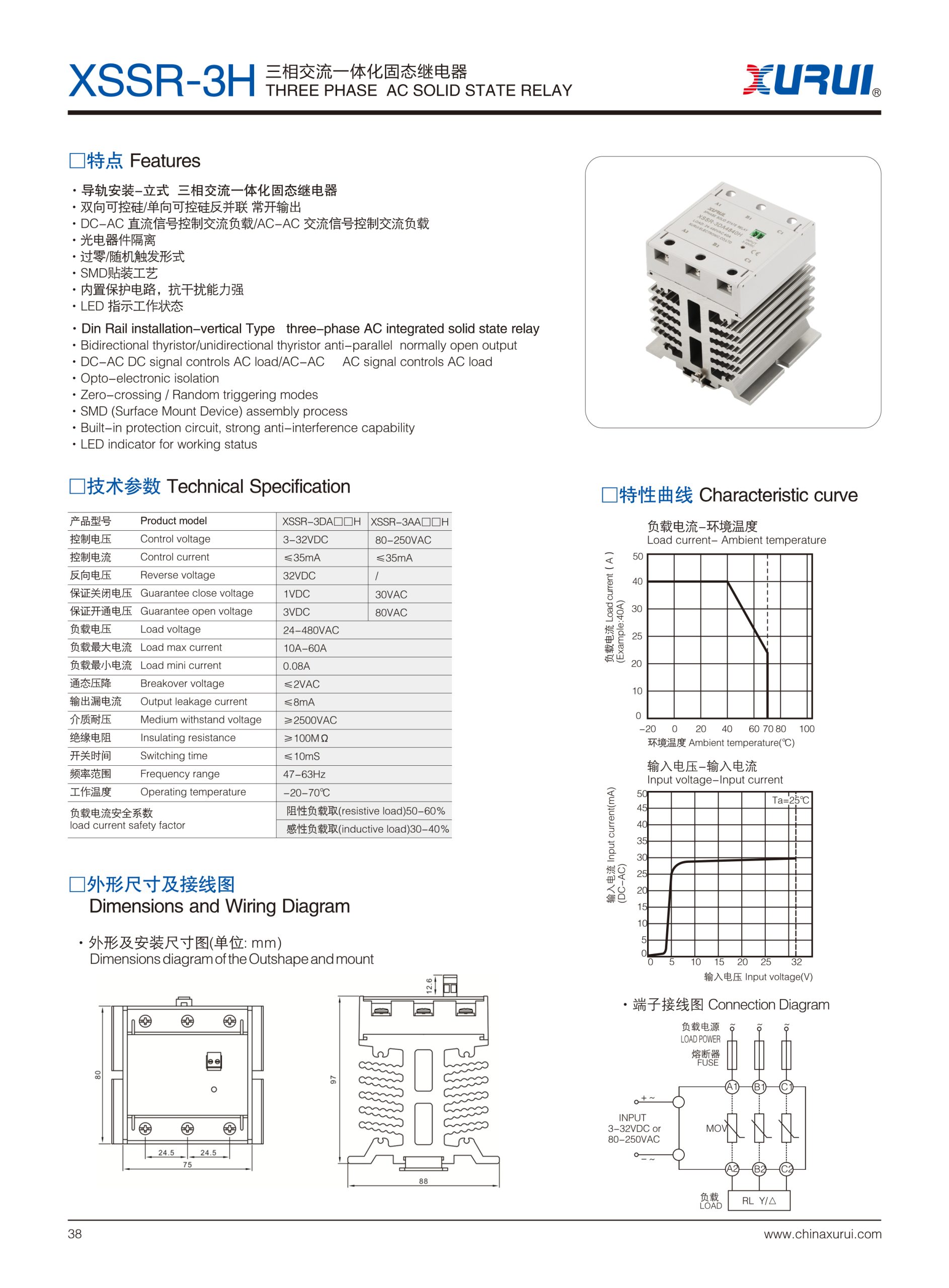 XSSR-3H original Product Selection sheet 3