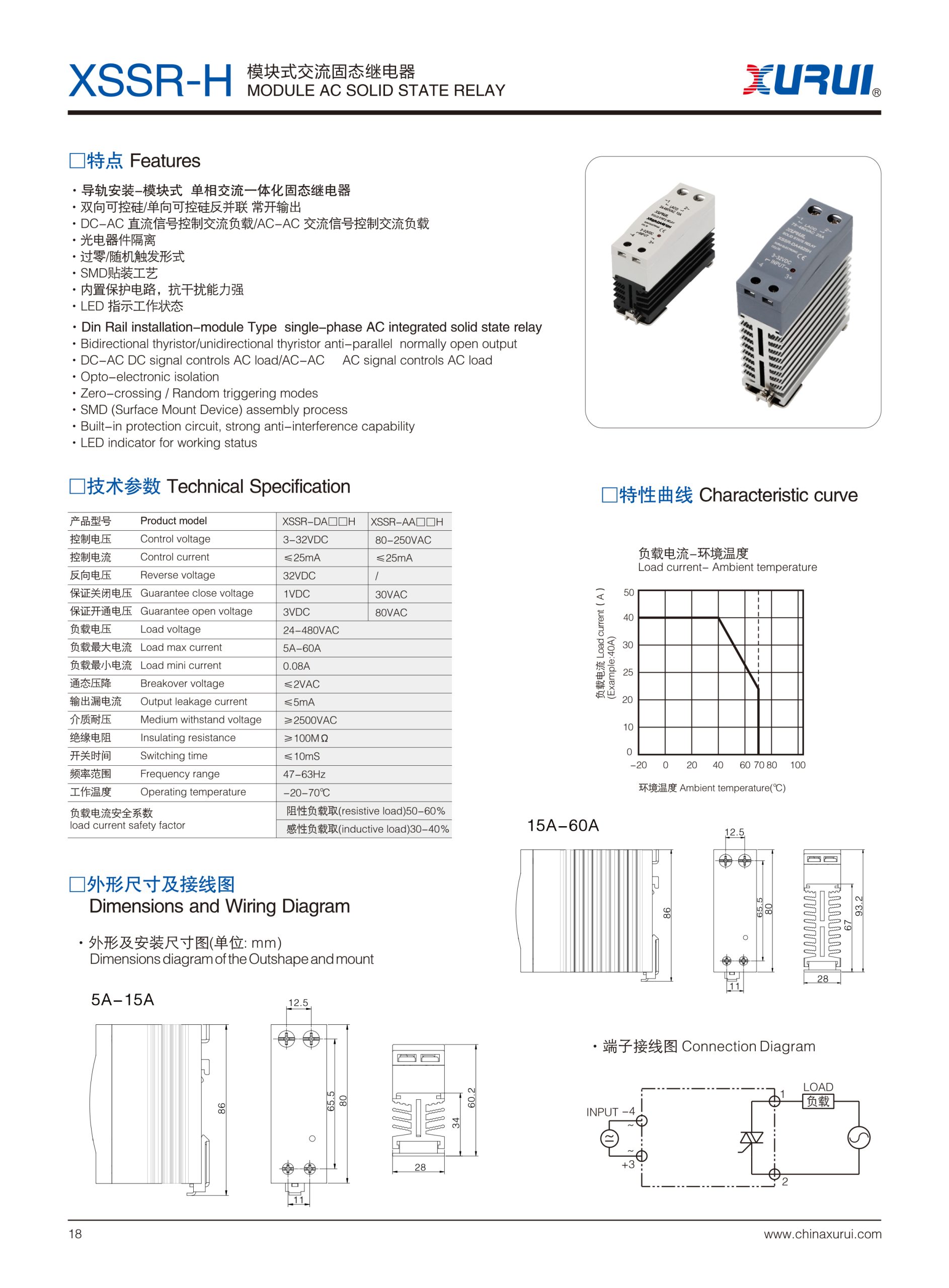 XSSR-H original Product Selection sheet 3