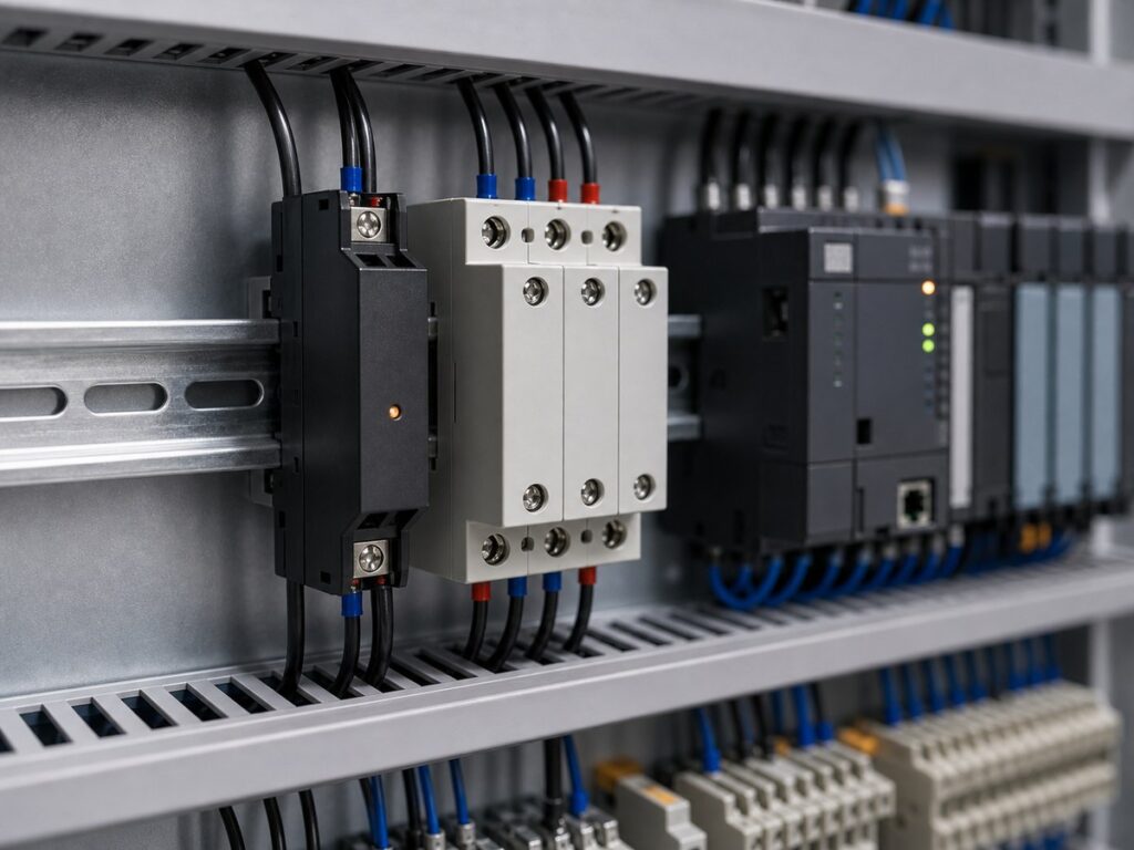 [din-rail-ssr-mounting-service-access.jpg](C:/Users/Admin/Desktop/XURUI/outputs/din-rail-mount-relay-images/din-rail-ssr-mounting-service-access.jpg)DIN rail SSR mounting and service access