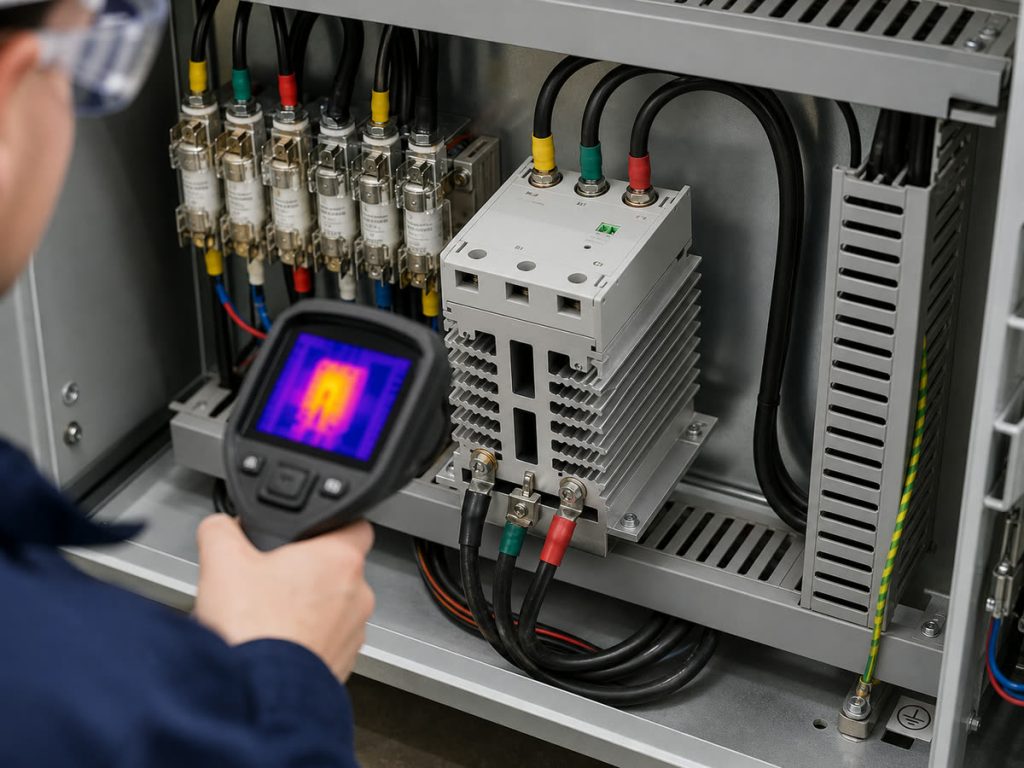 [heating-oem-ssr-thermal-sizing-protection.jpg](C:/Users/Admin/Desktop/XURUI/assets/images/heating-oem-ssr/heating-oem-ssr-thermal-sizing-protection.jpg)Thermal check of a three-phase SSR