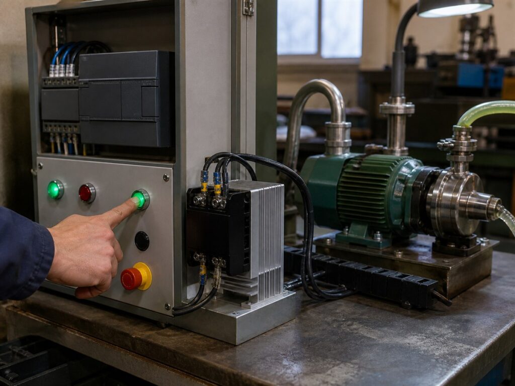 SSR on off switching control panel