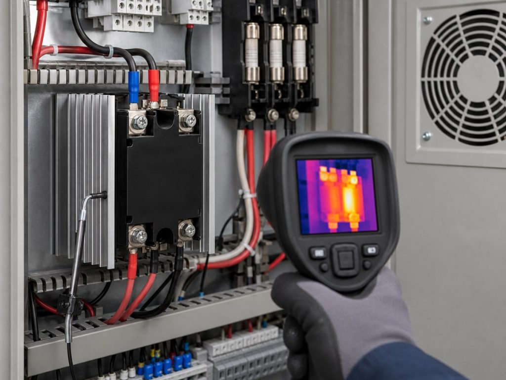 SSR heatsink and fuse protection check