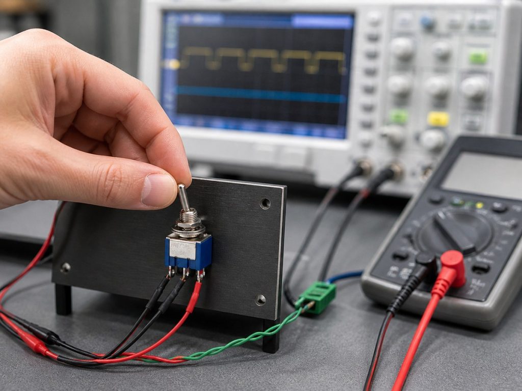 Mini toggle switch load validation