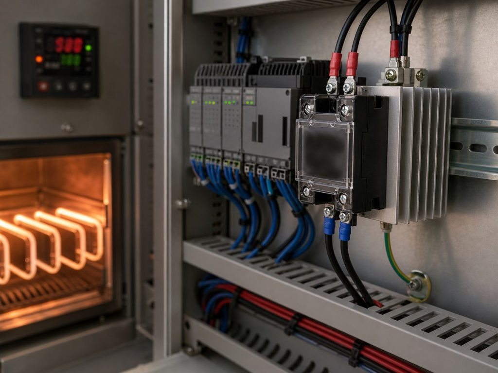Zero-cross SSR controlling a heater