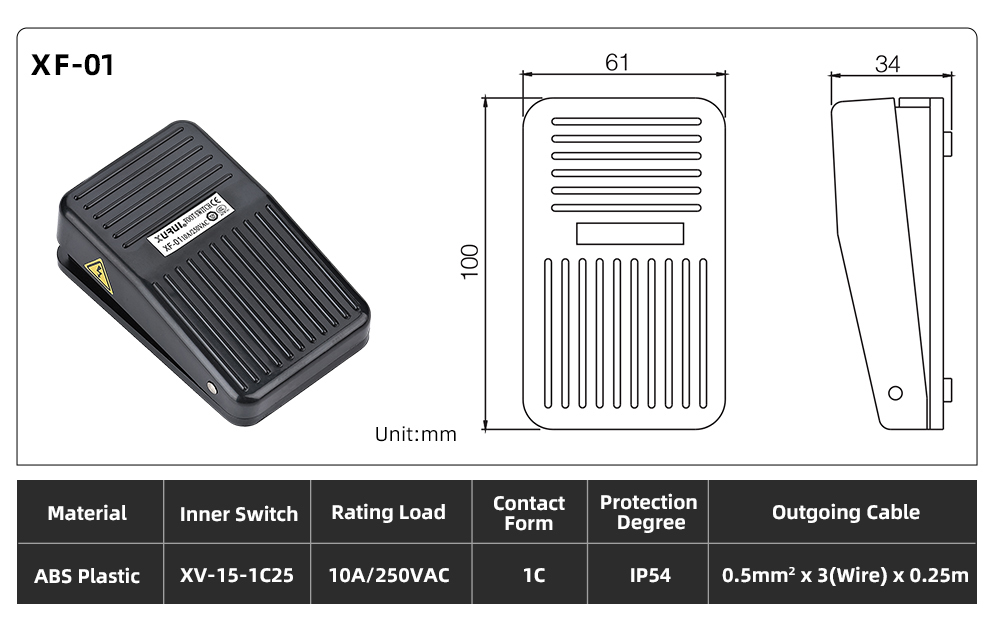 XF original Product Selection sheet 1