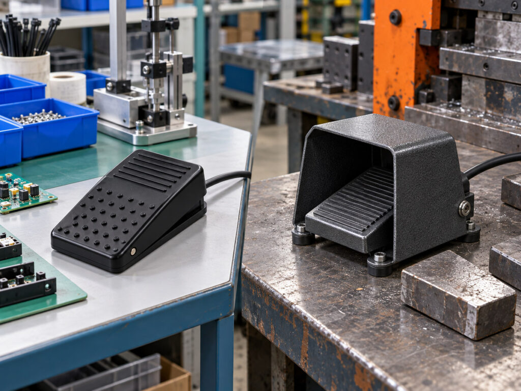 Xurui metal and polymer foot switches