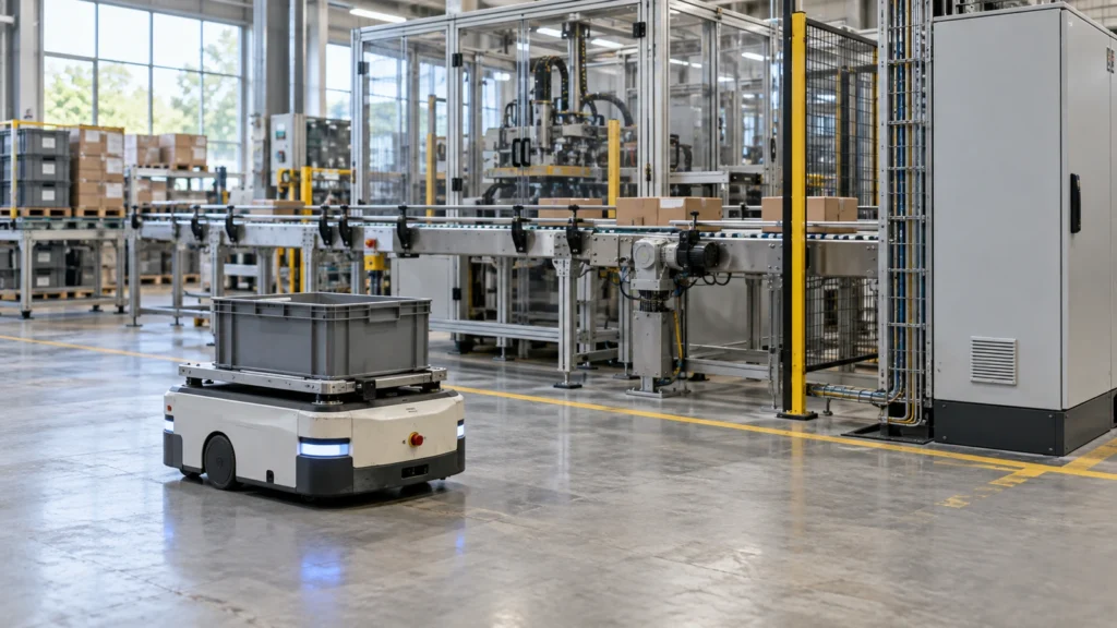 Industrial automation factory floor