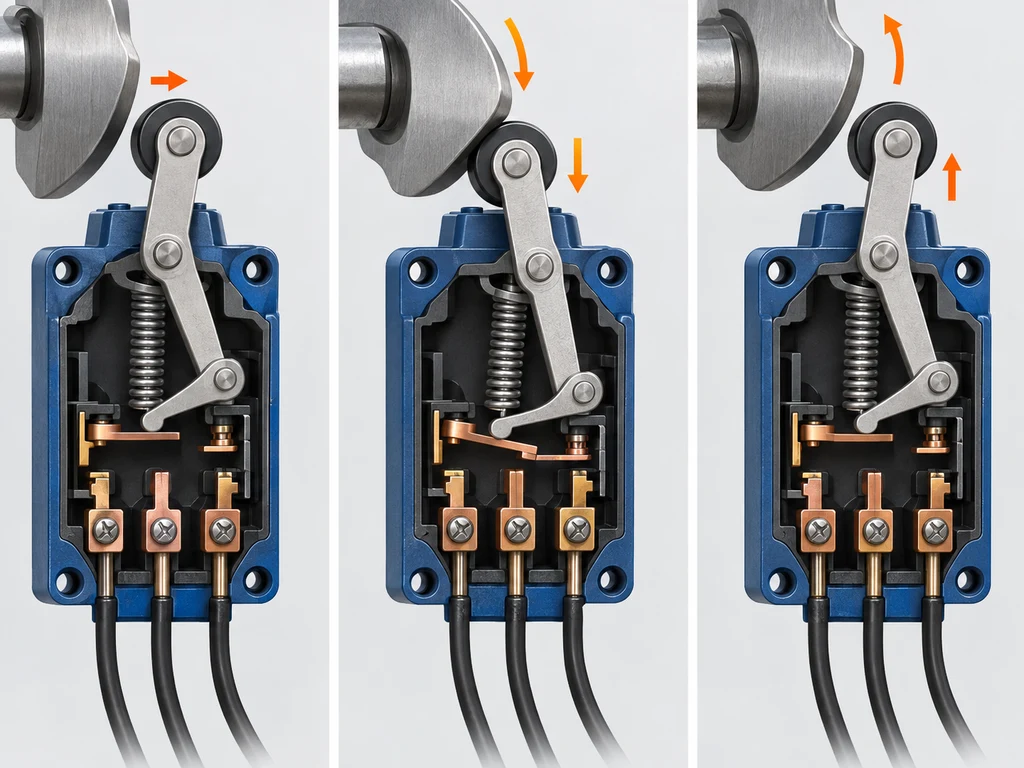 industrial mechanical limit switch position sensor