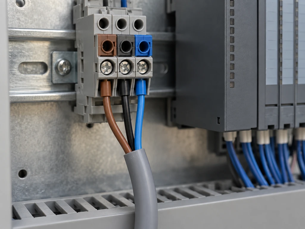 Three-wire sensor terminals