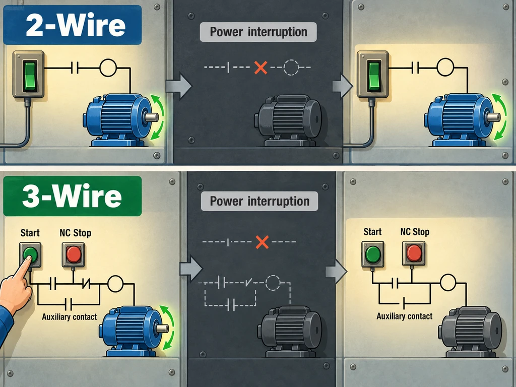 Two-Wire Three-Wire Control