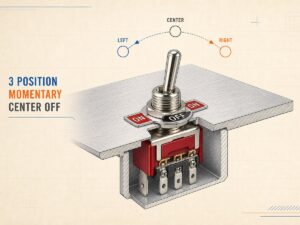 Xurui 3 position momentary toggle switch
