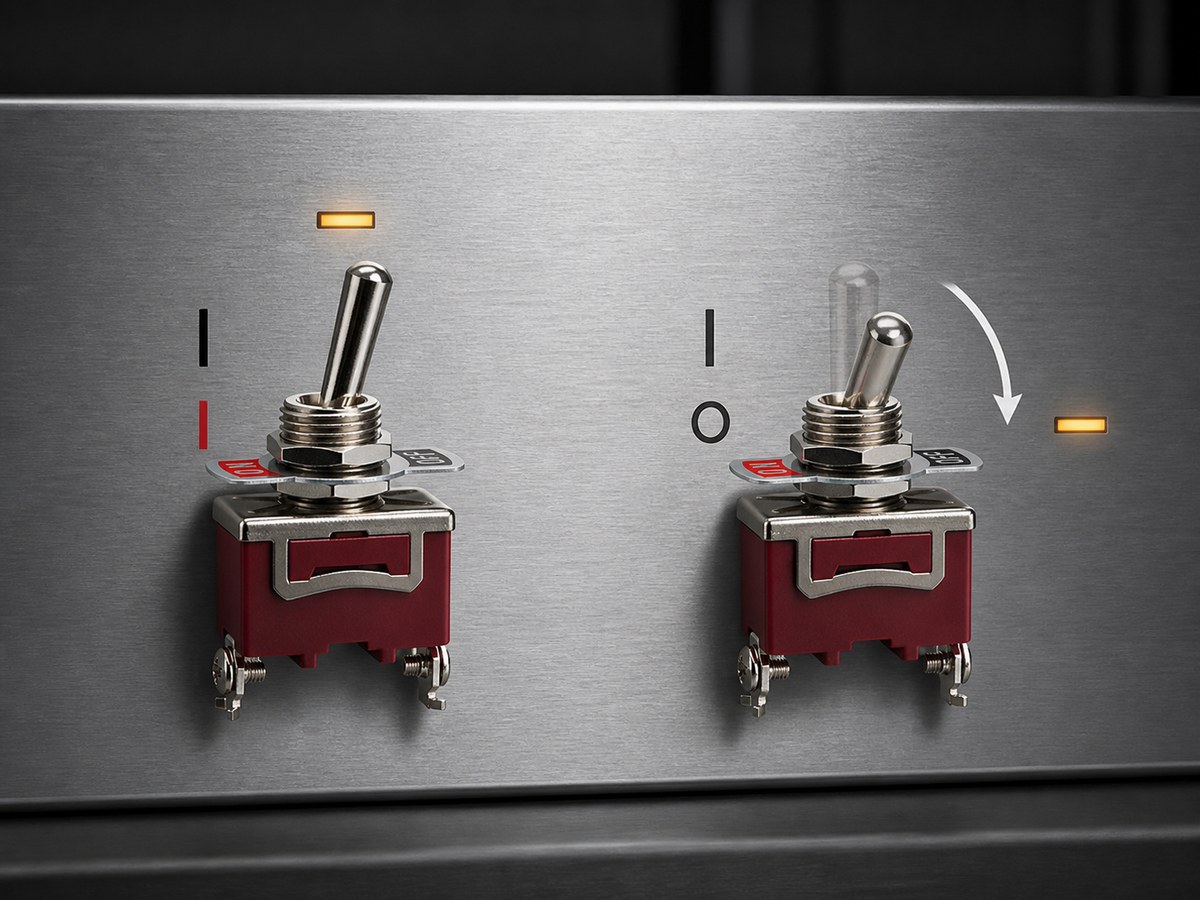 Xurui maintained vs momentary toggle switches