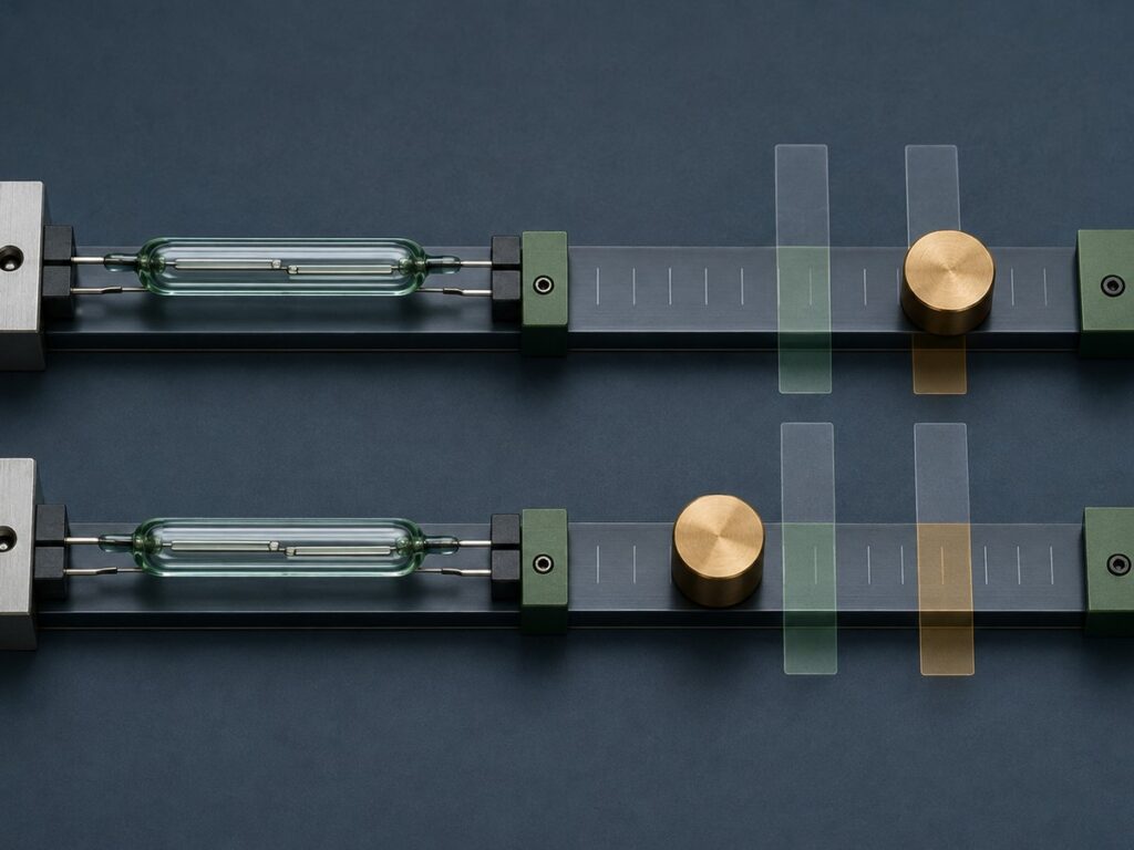 Reed switch AT hysteresis check
