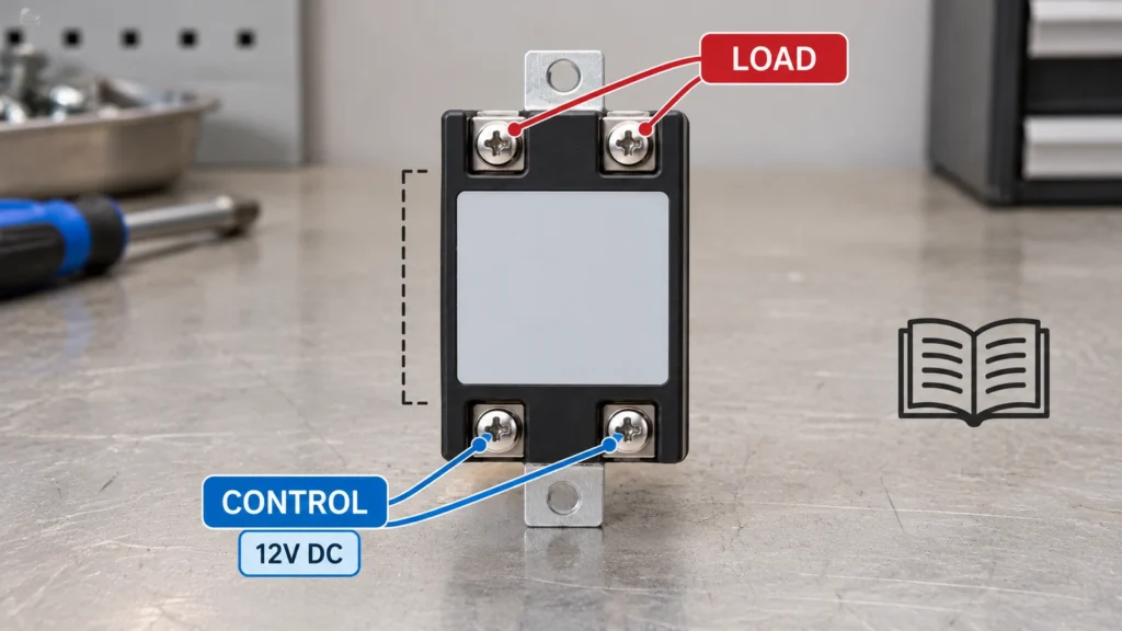 SSR Control Input and Load Terminals