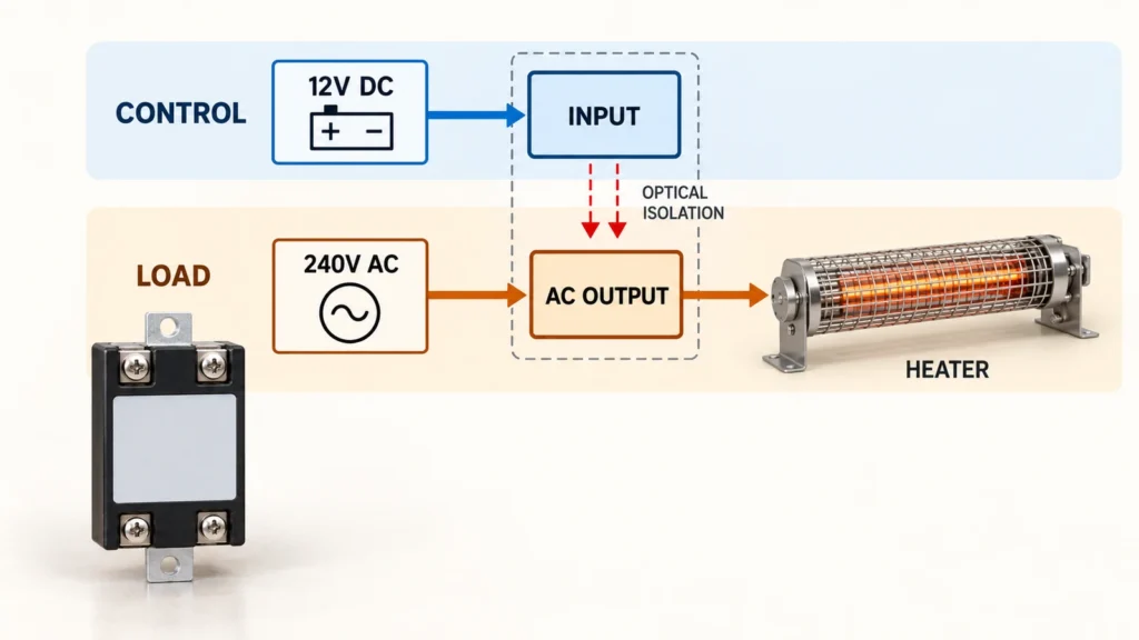 12V SSR Control of a 240V Heater