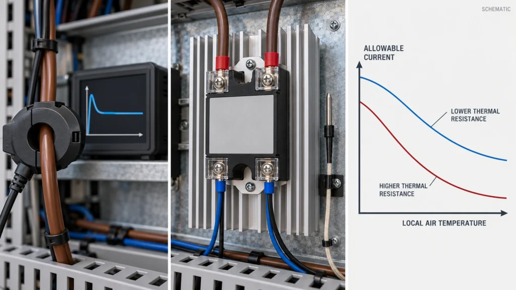 SSR Load Current and Thermal Derating
