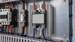40A SSR Relay With Heat Sink and Fuse