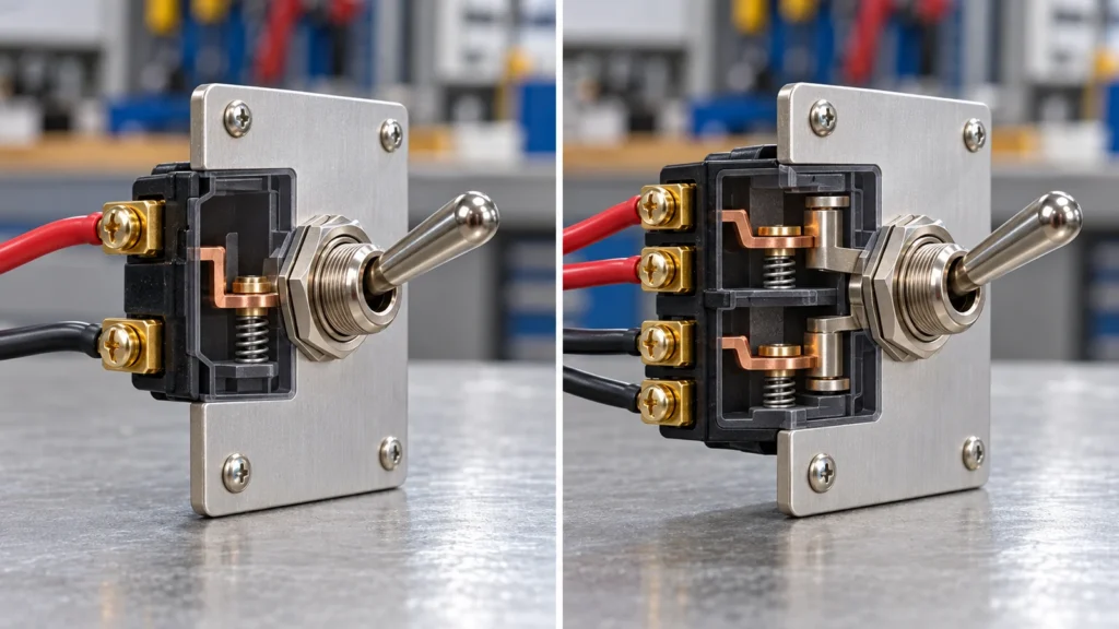 Single-Pole vs Double-Pole Switch