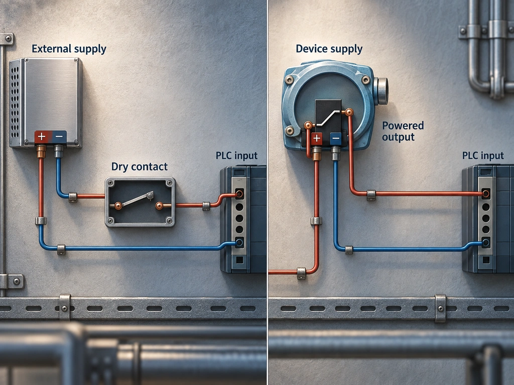 Dry Wet Contact Signal