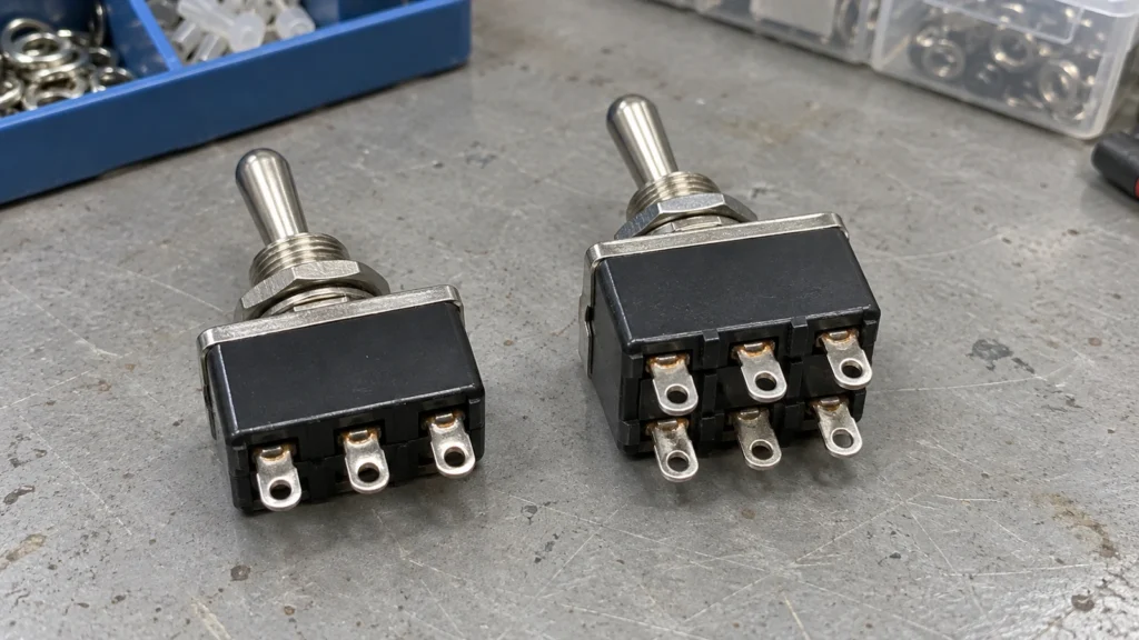SPDT and DPDT Terminal Layouts