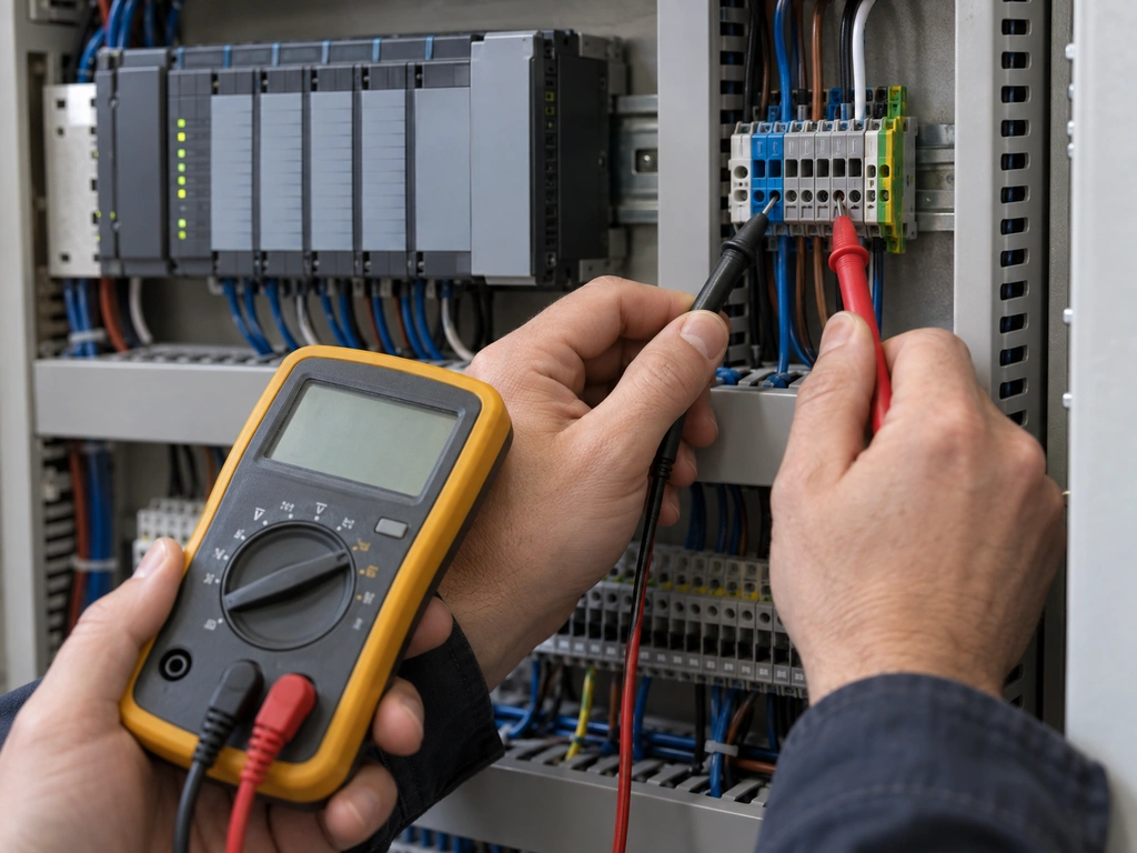 PLC Output Voltage Measurement