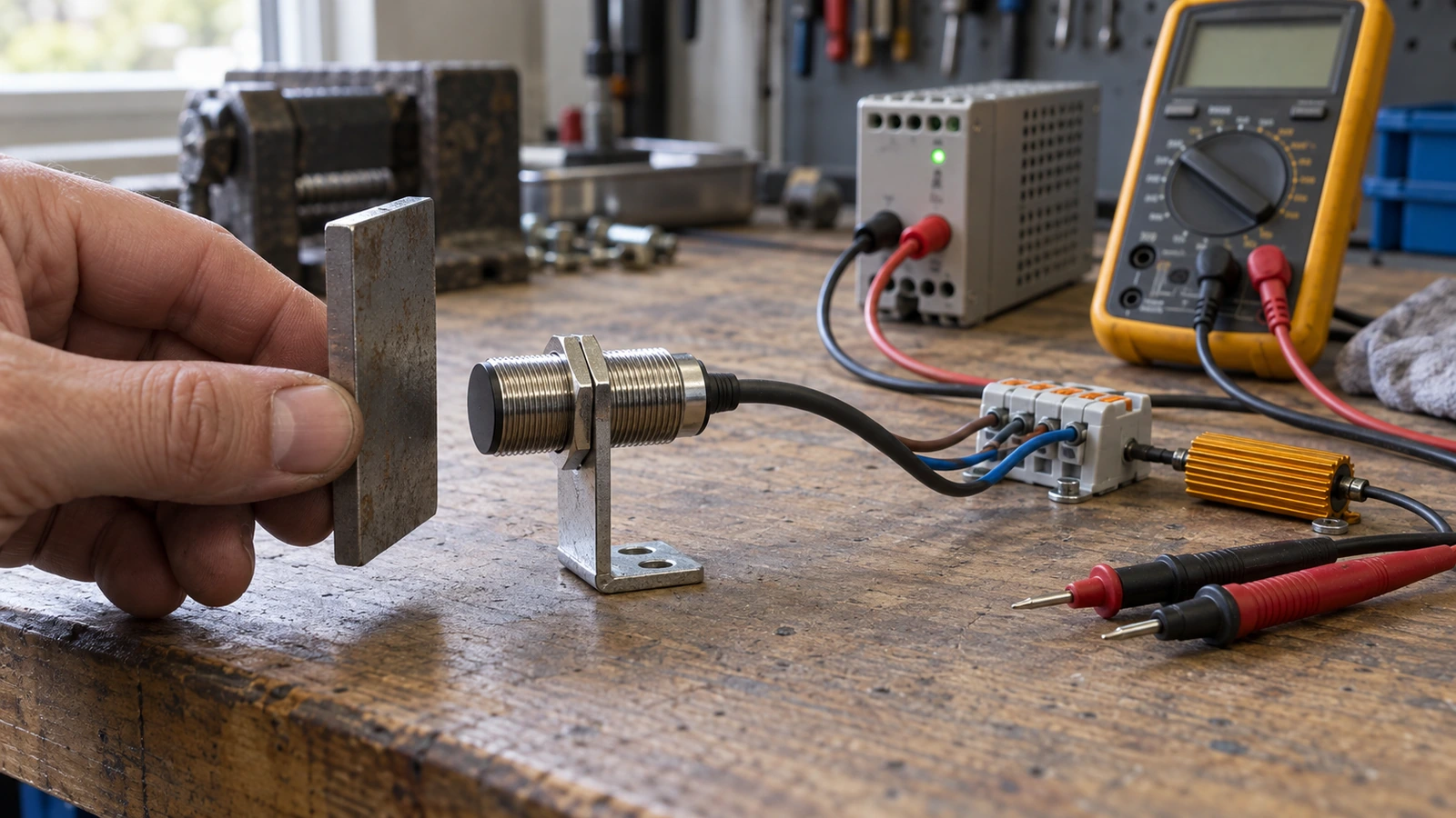 Proximity switch bench test