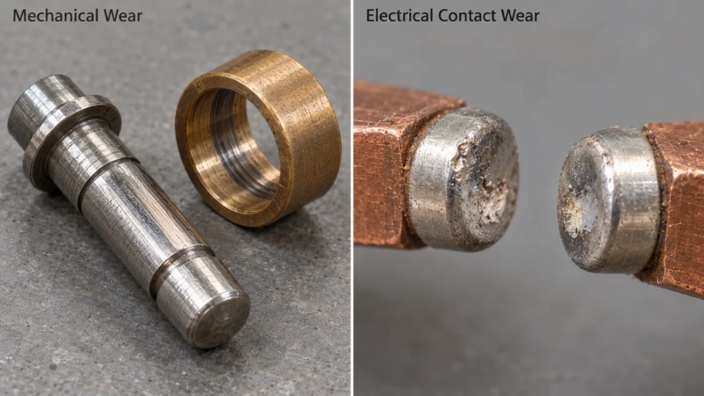 Mechanical Wear and Electrical Contact Wear in Switch Components